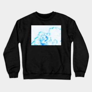 Puffy Clouds in the Bright Blue Sky Crewneck Sweatshirt